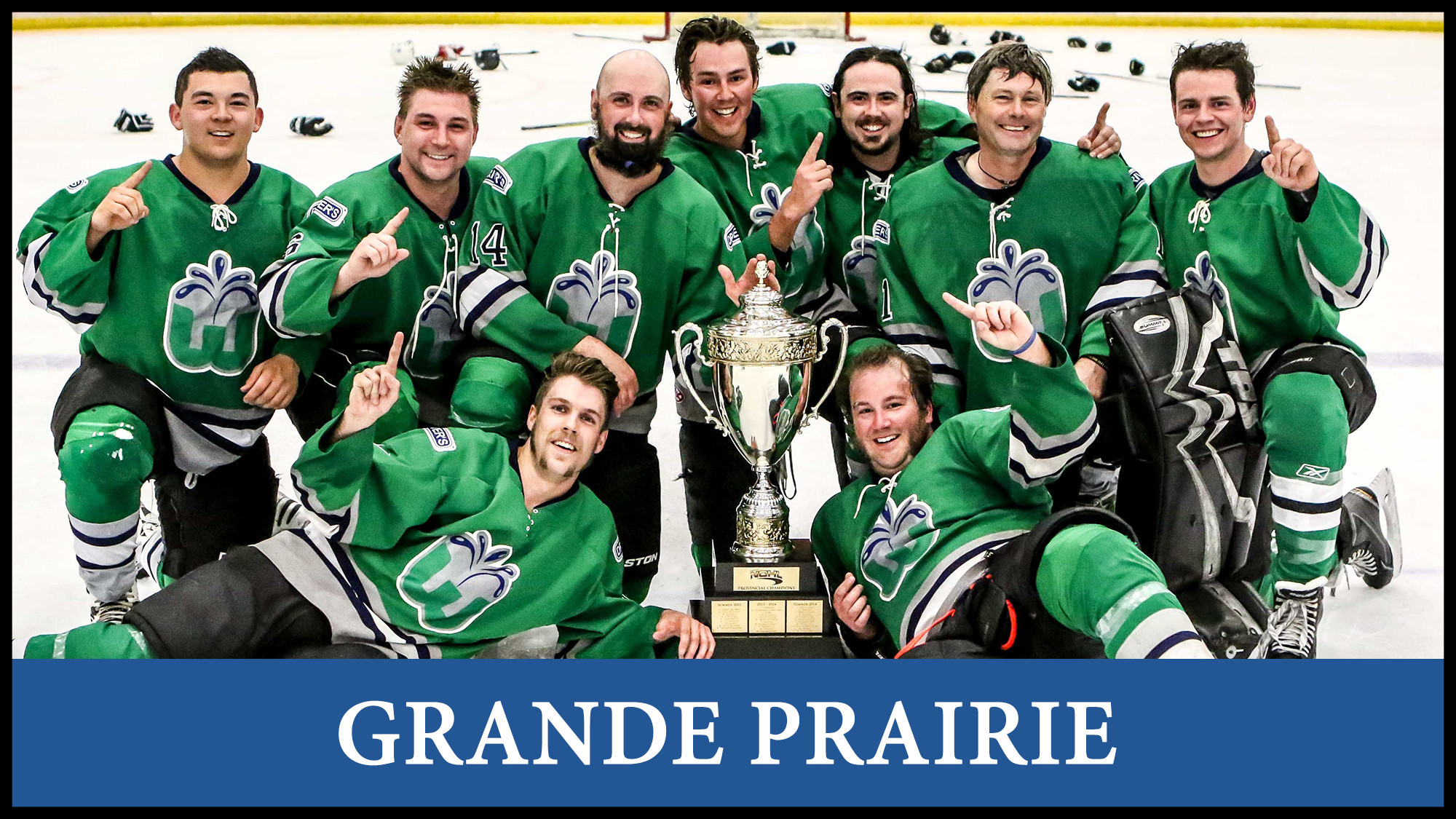 Hockey in Grande Prairie, League team and player registration, stats, schedules. For men and women to play hockey in a fun and safe environment.